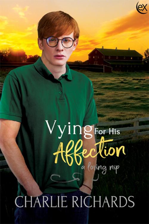 Cover of the book Vying for his Affection by Charlie Richards, eXtasy Books Inc