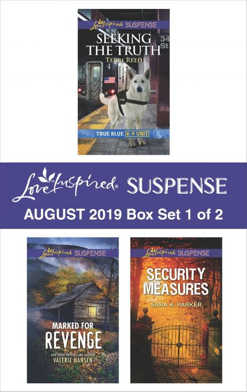 Cover of the book Harlequin Love Inspired Suspense August 2019 - Box Set 1 of 2 by Terri Reed, Valerie Hansen, Sara K. Parker, Harlequin