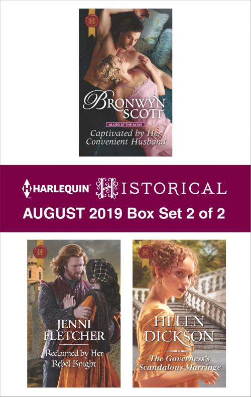 Cover of the book Harlequin Historical August 2019 - Box Set 2 of 2 by Bronwyn Scott, Jenni Fletcher, Helen Dickson, Harlequin