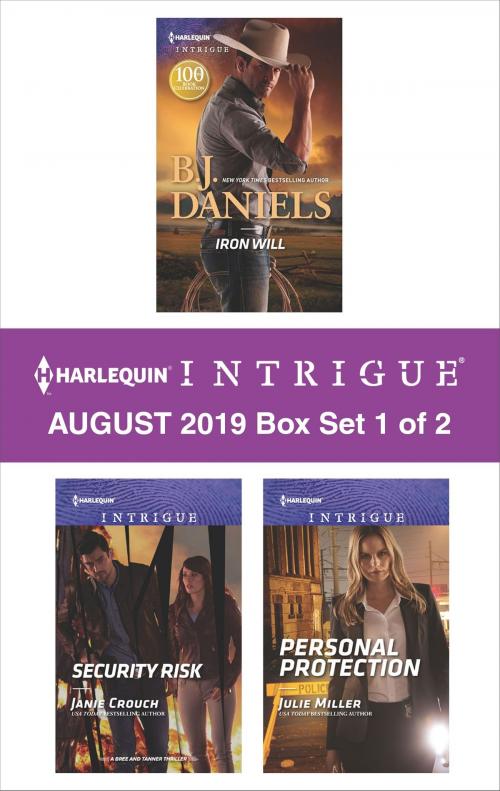 Cover of the book Harlequin Intrigue August 2019 - Box Set 1 of 2 by B.J. Daniels, Janie Crouch, Julie Miller, Harlequin