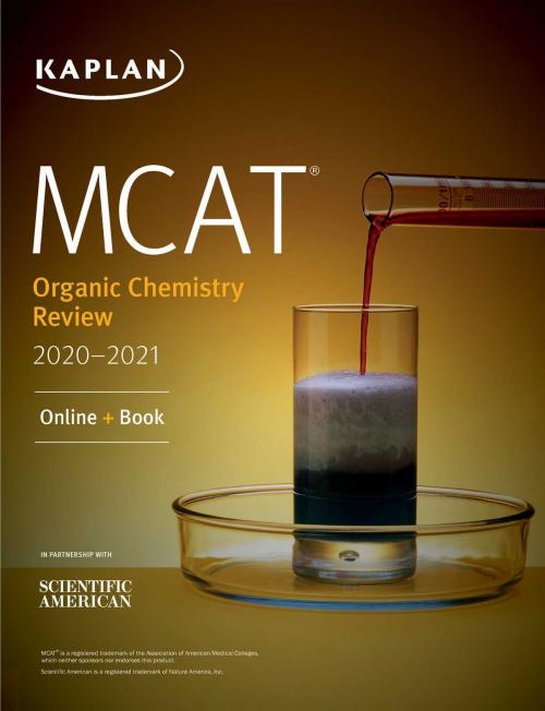 Cover of the book MCAT Organic Chemistry Review 2020-2021 by Kaplan Test Prep, Kaplan Publishing