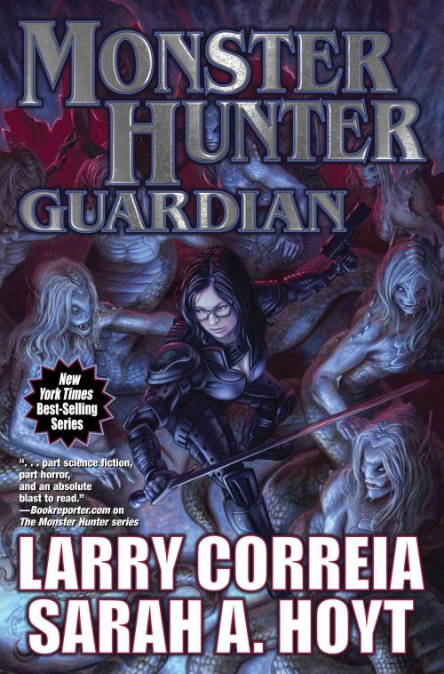 Cover of the book Monster Hunter Guardian by Larry Correia, Sarah A. Hoyt, Baen Books