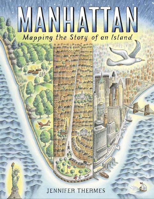 Cover of the book Manhattan by Jennifer Thermes, ABRAMS