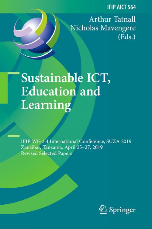 Cover of the book Sustainable ICT, Education and Learning by , Springer International Publishing