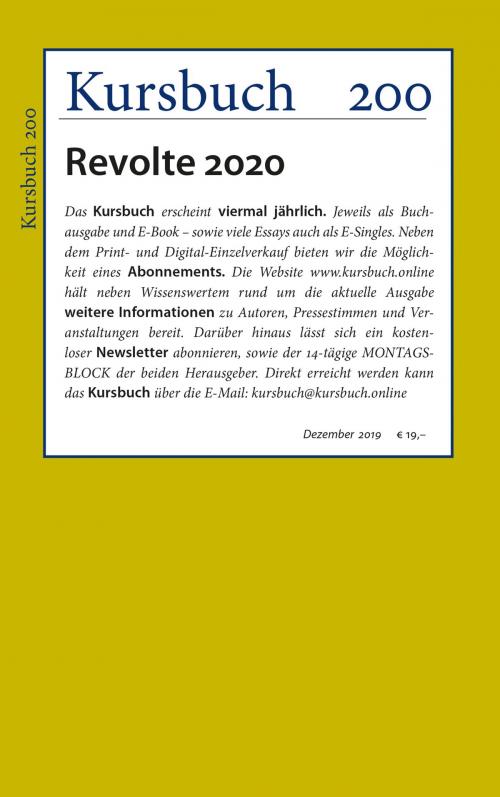 Cover of the book Kursbuch 200 by , Kursbuch