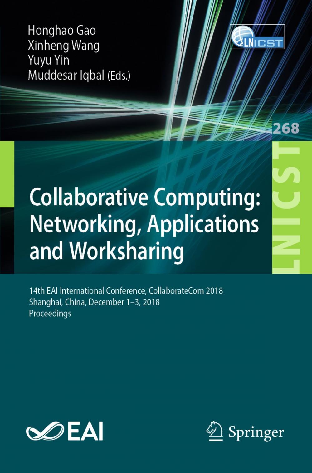 Big bigCover of Collaborative Computing: Networking, Applications and Worksharing