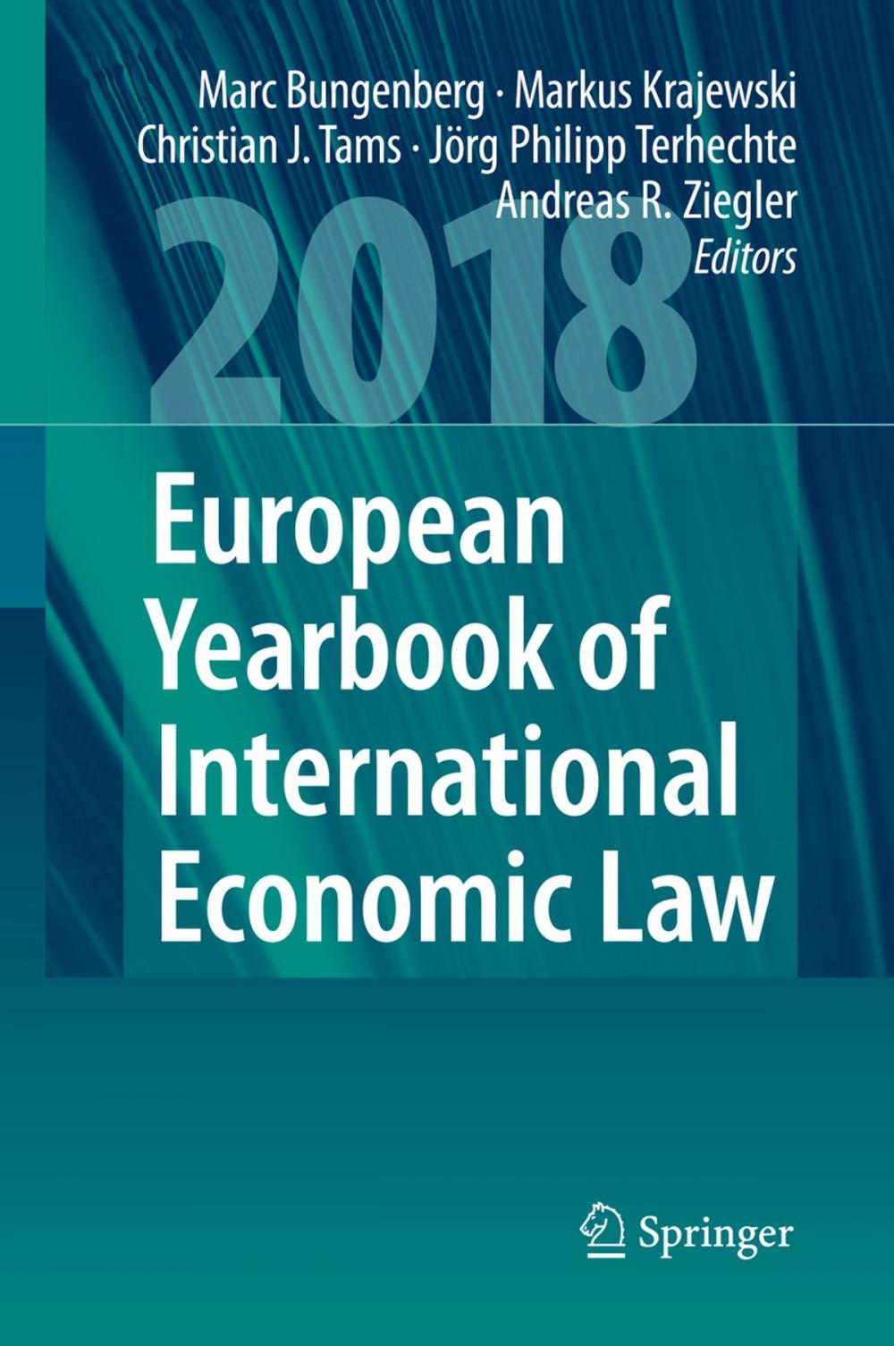 Big bigCover of European Yearbook of International Economic Law 2018
