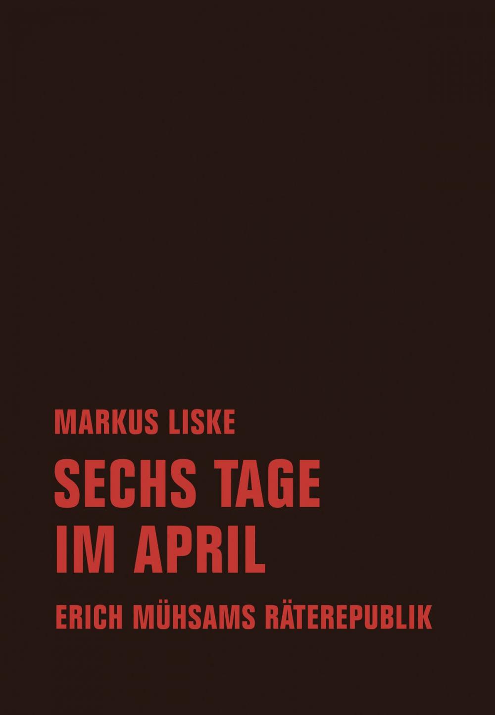 Big bigCover of Sechs Tage im April
