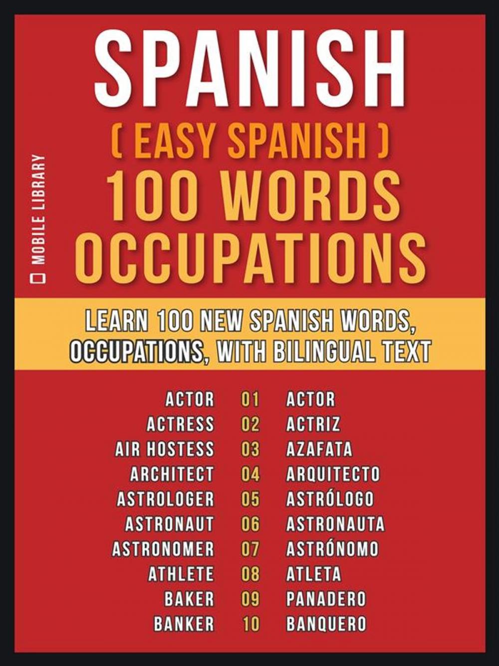 Big bigCover of Spanish ( Easy Spanish ) 100 Words - Occupations