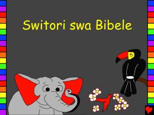 Book cover of Switori swa Bibele