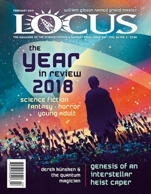 Book cover of Locus Magazine, Issue #697, February 2019