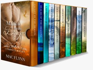 Cover of Maiden to the Dragon Complete Box Set (Dragon Shifter Romance)