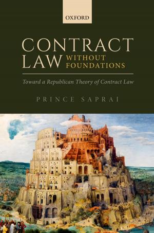 Cover of the book Contract Law Without Foundations by Barry Hankins