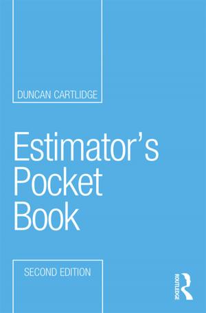 Cover of the book Estimator's Pocket Book 2e by Xiaorui Zhu, Youngshik Kim, Mark A. Minor, Chunxin Qiu