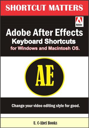 Cover of Adobe After Effects Keyboard Shortcuts for Widows and Macintosh OS.