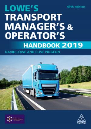 Book cover of Lowe's Transport Manager's and Operator's Handbook 2019