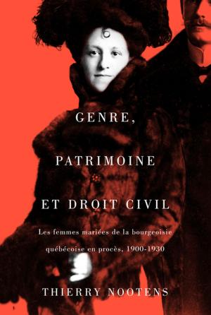 Cover of the book Genre, patrimoine et droit civil by Margo Wheaton