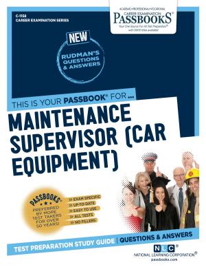 Cover of Maintenance Supervisor (Car Equipment)
