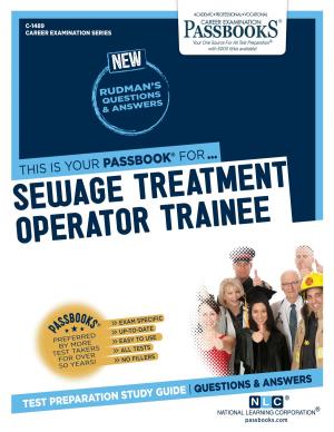 Cover of the book Sewage Treatment Operator Trainee by Knowmedge
