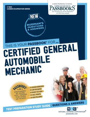 Cover of the book Certified General Automobile Mechanic (ASE) by TestKnowledge