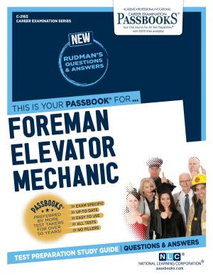 Book cover of Foreman Elevator Mechanic