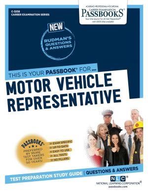 bigCover of the book Motor Vehicle Representative by 