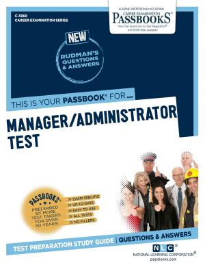 Cover of the book Manager/Administrator Test by Lewis Morris