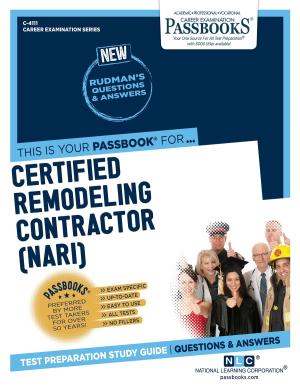 bigCover of the book Certified Remodeling Contractor (NARI) by 
