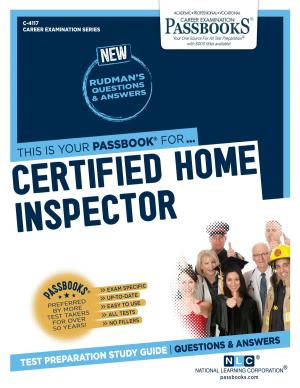 Cover of the book Certified Home Inspector by Norma Wahnon