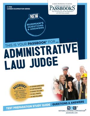 Cover of the book Administrative Law Judge by National Learning Corporation