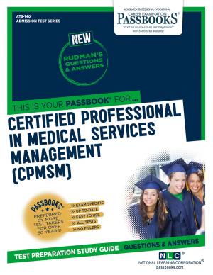 Book cover of Certified Professional in Medical Services Management