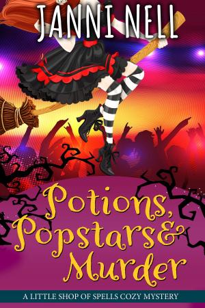 Book cover of Potions, Popstars & Murder