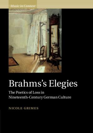 Cover of the book Brahms's Elegies by Andrew Burrows