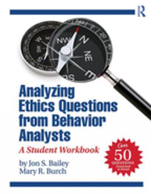 Book cover of Analyzing Ethics Questions from Behavior Analysts