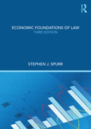 Cover of the book Economic Foundations of Law by Alan Chong, Faizal Bin Yahya