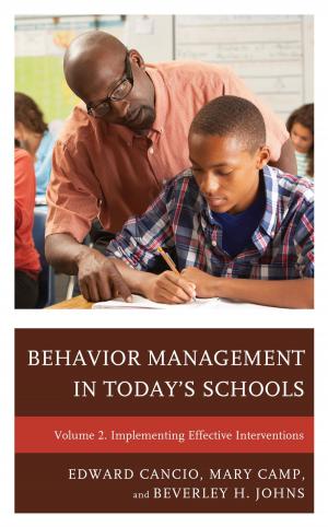 Cover of the book Behavior Management in Today’s Schools by Daniel R. Block, Howard B. Rosing