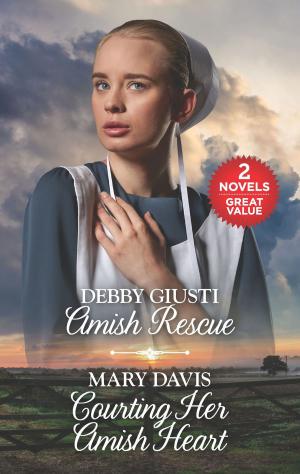 Book cover of Amish Rescue and Courting Her Amish Heart