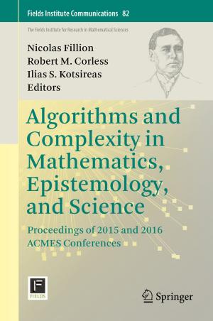 Cover of Algorithms and Complexity in Mathematics, Epistemology, and Science