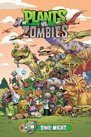 Cover of the book Plants vs. Zombies Volume 12: Dino-Might by Kosuke Fujishima