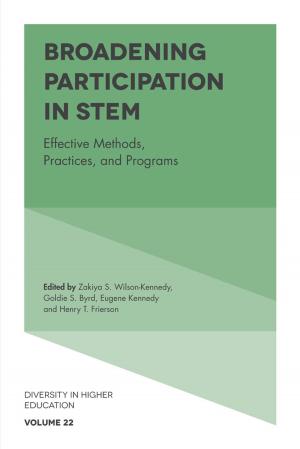 Cover of the book Broadening Participation in STEM by Yi-Ming Wei, Hua Liao