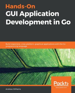 Cover of the book Hands-On GUI Application Development in Go by Pablo Labbe, Philip Hand, Neeraj Kharpate