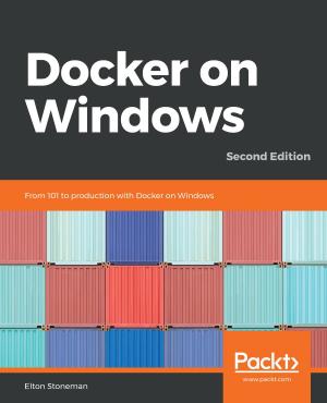 Cover of the book Docker on Windows by Michel van Zoest, Marcel van der Plas