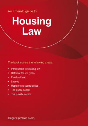 Cover of the book Housing Law by Peter Robertson