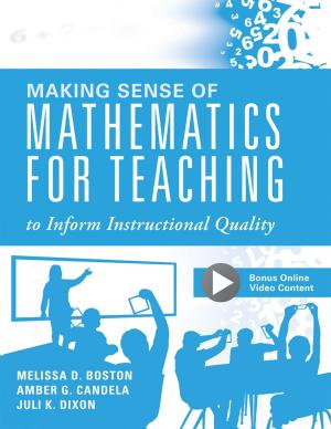 Book cover of Making Sense of Mathematics for Teaching to Inform Instructional Quality