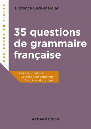 Cover of the book 35 questions de grammaire française by Christine Lebel