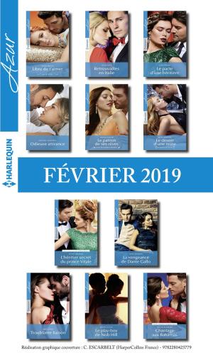 Cover of the book 11 romans Azur (n° 4048 à 4058 - Février 2019) by Cat Schield, Michelle Major, Karen Templeton