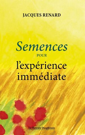 Cover of the book Semences pour l'expérience immédiate by Jean-Marc Vivenza
