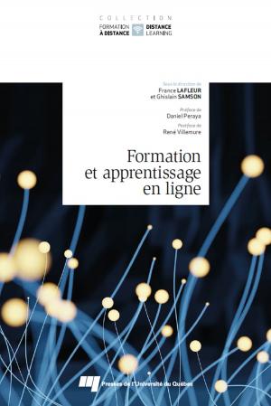 Cover of the book Formation et apprentissage en ligne by Rachel Bouvet