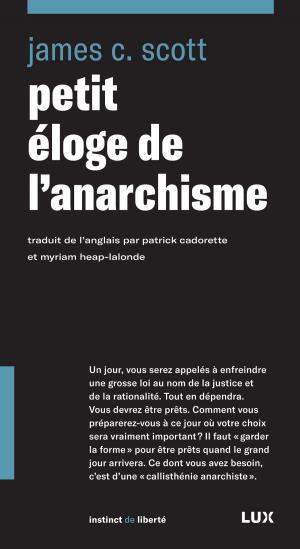 Cover of the book Petit éloge de l'anarchisme by Gilles McMillan, Yvon Rivard