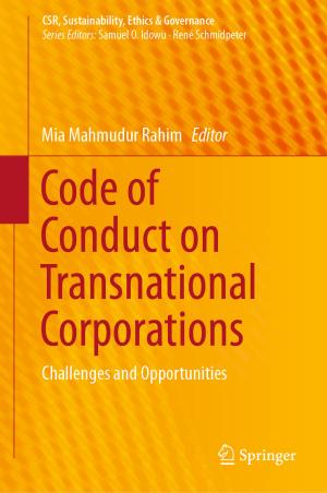 Cover of the book Code of Conduct on Transnational Corporations by Andreas Luescher, Sujata Shetty